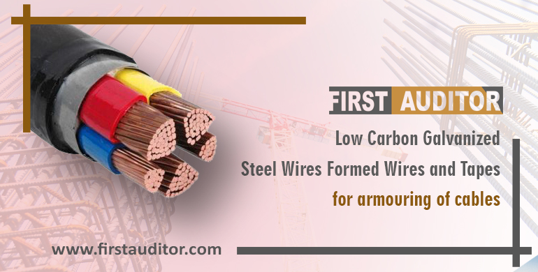 Low Carbon Galvanized steel wires formed wires and Tapes for armouring of Cables